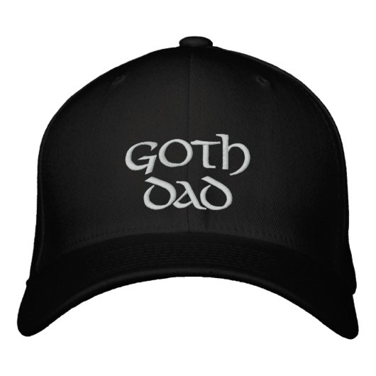CASQUETTE BRODÉE GOTH DAD (Devant)