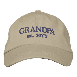 Casquette Brodée Grand-Père Est Personnalisé. Promu à grand-père