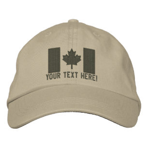 Casquette Brodée Grande broderie canadienne personnalisée de