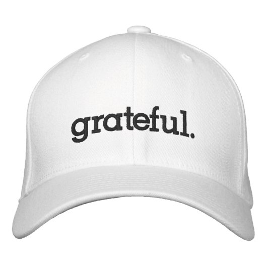 Casquette Brodée Gratitude Gratte Thanksgiving (Devant)