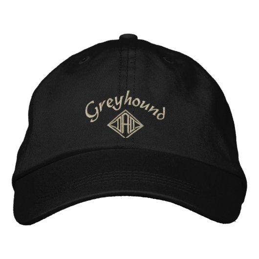 Casquette Brodée Greyhound Papa Cadeaux (Devant)