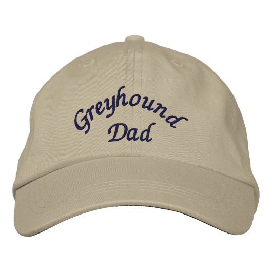 Casquette Brodée Greyhound Papa mange (Devant)