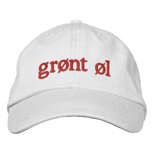 Casquette Brodée Grønt øl