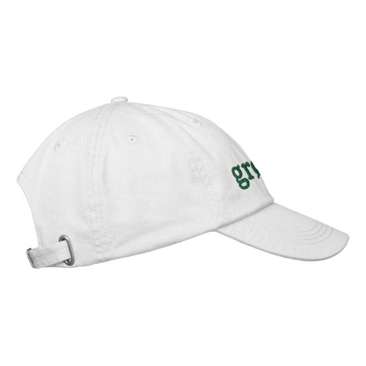 Casquette Brodée Grønt øl (Droite)