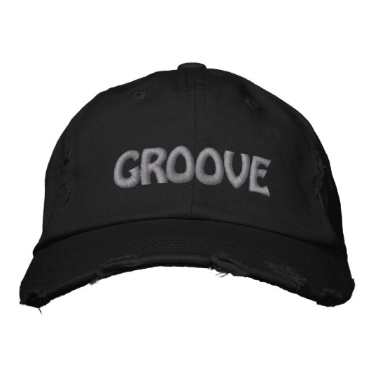 CASQUETTE BRODÉE GROOVE SILVER (Devant)