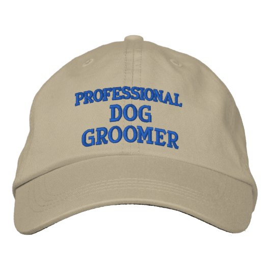 CASQUETTE BRODÉE GROUPE DE CHIENS PROFESSIONNELS (Devant)