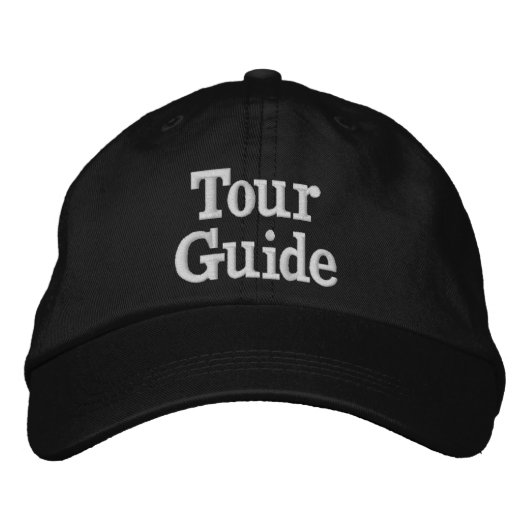 Casquette Brodée Guide touristique (Devant)