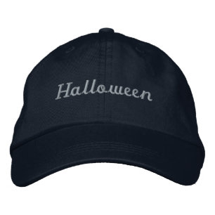 Casquette Brodée Halloween s'amuse avec des amis Beau-Chapeau