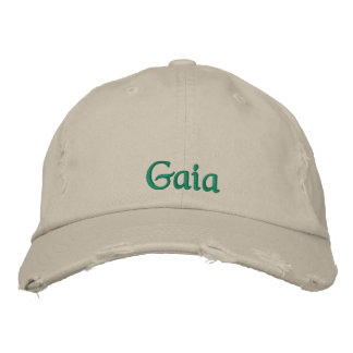 Casquette Brodée Happy Ha Fun Rustic Stone Green