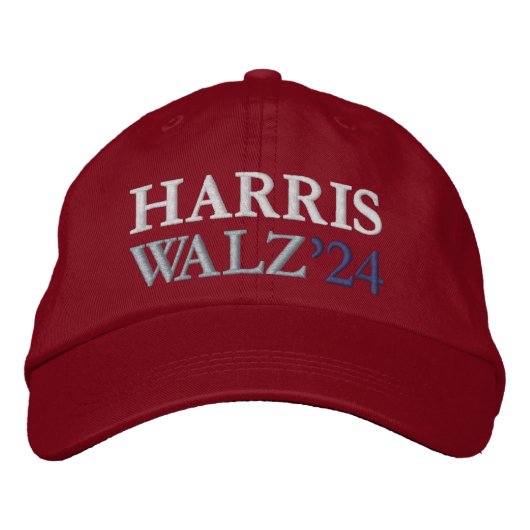 Casquette Brodée Harris Walz 2024 Kamala Harris et Tim Walz 2024 (Devant)