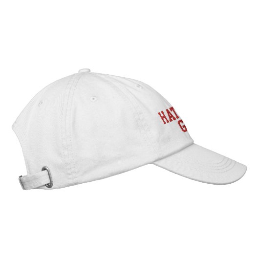 Casquette Brodée Hate Ain't Great (Droite)