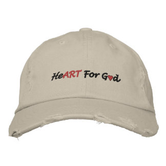 Casquette Brodée HeART Pour Dieu