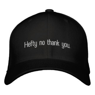 Casquette Brodée Hefty no merci.