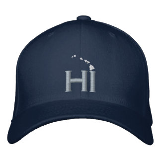 Casquette Brodée HI pour Hawaii - Island Chain : Blue Hawaii