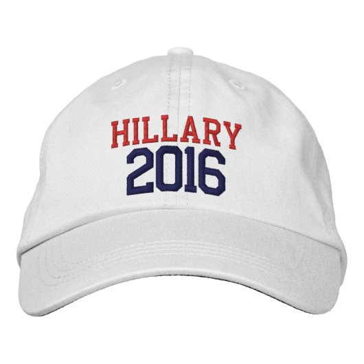 Casquette Brodée Hillary Clinton Présidente 2016 (Devant)