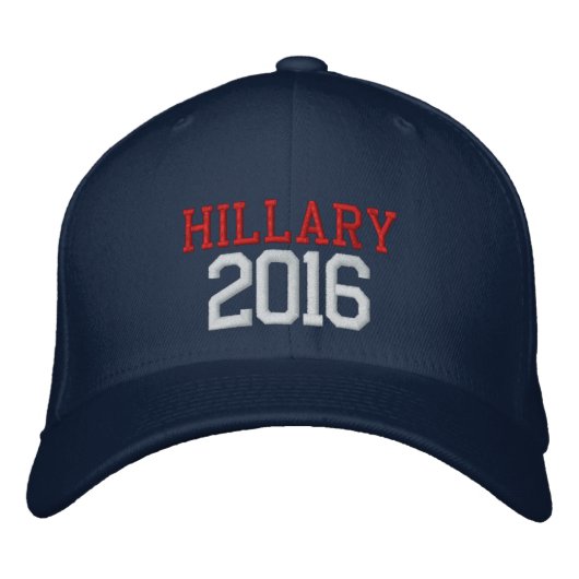 Casquette Brodée Hillary Clinton Présidente 2016 (Devant)