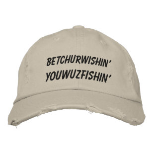 Casquette Brodée Hillbilly Slang Wishing Fishing