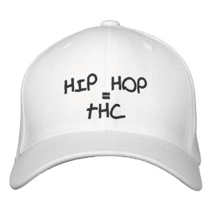 CASQUETTE BRODÉE HIP HOP, =, THC