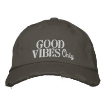 Hippie Good Vibes Citation Russe Gris Vintage