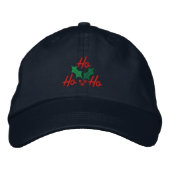 Casquette Brodée Ho Ho Ho (Devant)