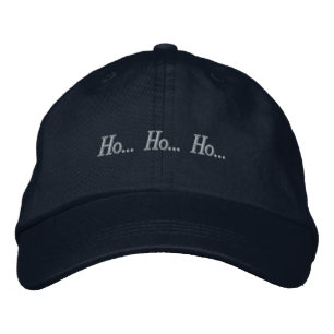 Casquette Brodée Ho Ho Ho Texte Joie de Noël Célébration-Chapeau Co