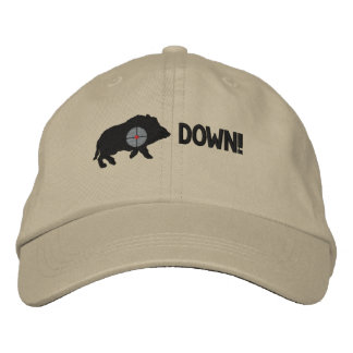 Casquette Brodée Hog noir vers le bas !
