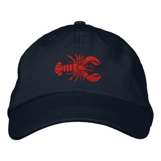 Casquette Brodée Homard (Devant)