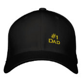 Casquette Brodée Hommes brodés Numéro 1 Papa (Devant)