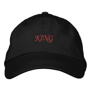 Casquette Brodée Honnêtez-vous en style belle taille gras KING Casq