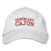 Casquette Brodée Honoraire Cajun Red sur blanc (Devant)