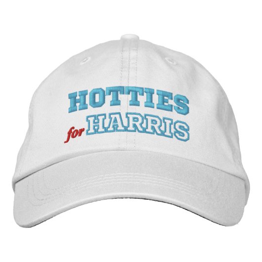 Casquette Brodée Hotties for Harris Kamala Funny Political Dad Casq (Devant)