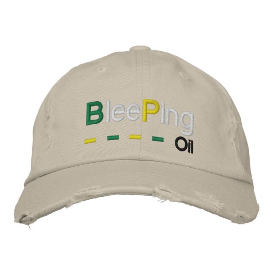 Casquette Brodée Huile dormante (Devant)