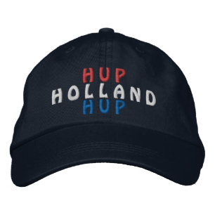 Casquette Brodée Hup Holland Hup Pays-Bas Football Orange Supporter