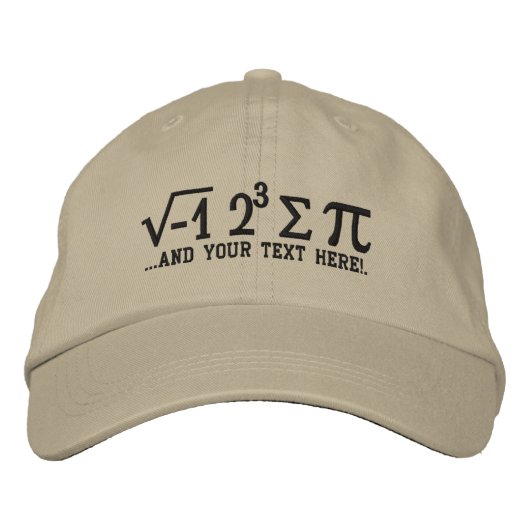 Casquette Brodée I ate some pi and Your (Devant)