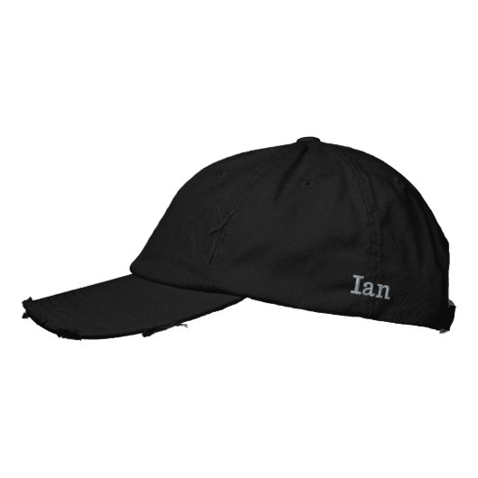 Casquette Brodée Ian Name Embroidered, (Gauche)