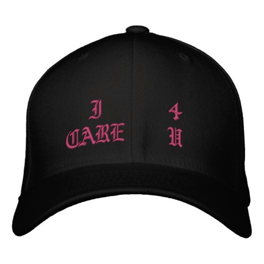 Casquette Brodée Icare360 'I Care 4 U' Cap (Devant)
