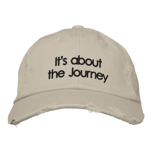 Casquette Brodée Il s'agit du voyage (Devant)