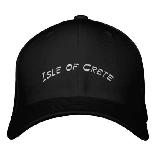 Casquette Brodée Île de Crète (Devant)