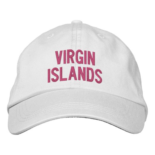 CASQUETTE BRODÉE ÎLES VIRGIN (Devant)