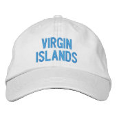 CASQUETTE BRODÉE ÎLES VIRGIN (Devant)