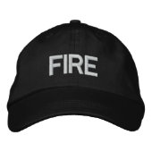 CASQUETTE BRODÉE INCENDIE (Devant)