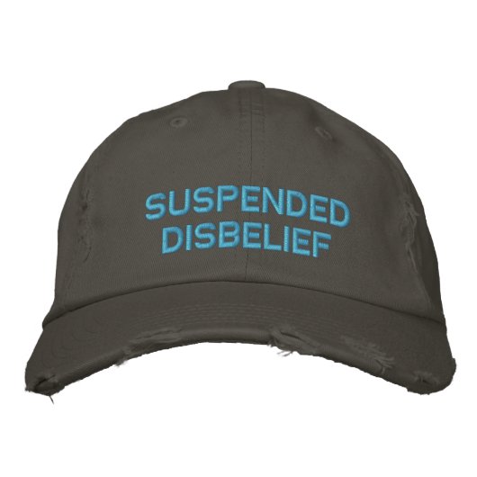 Casquette Brodée incrédulité (Devant)
