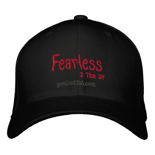 Casquette Brodée INCROYABLE gotGod316.com 2 Timothée 2:7 (Devant)