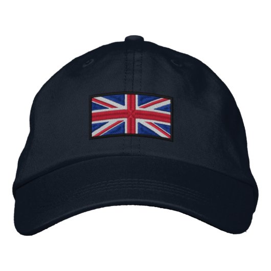 Casquette Brodée Indicateur Union Jack (Devant)