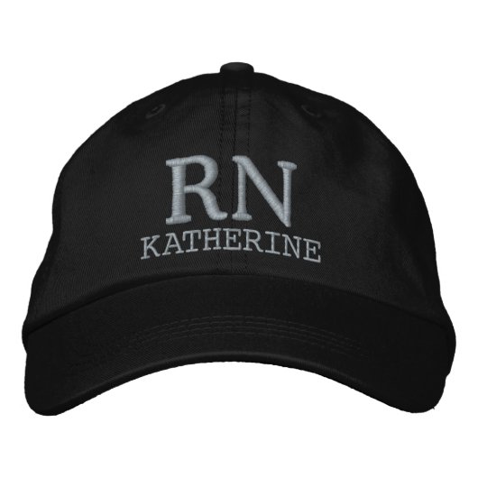 Casquette Brodée Infirmière inscrite à la RN personnalisée (Devant)