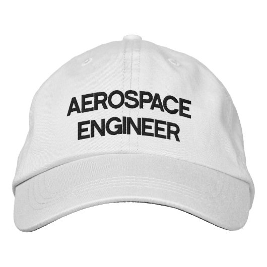 CASQUETTE BRODÉE INGÉNIEUR AÉROSPATIAL (Devant)