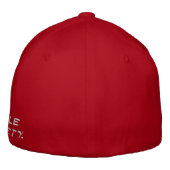 Casquette Brodée "Inhale courage, exhale anxiety" Flex fit Casquett (Dos)