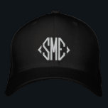 Casquette Brodée Initiales Monogrammes Monogrammes Personnalisées<br><div class="desc">Monogramme Initiales Monogrammées Personnalisées Brodées Casquette de baseball personnalisées,  le simple monogramme brodé moderne de vos initiales. Parfait comme cadeau pour la famille et les amis pour l'anniversaire,  Noël,  Fête des pères,  Fête des Mères,  mariages et plus. Créé par Evco Studio www.zazzle.com/store/evcostudio</div>