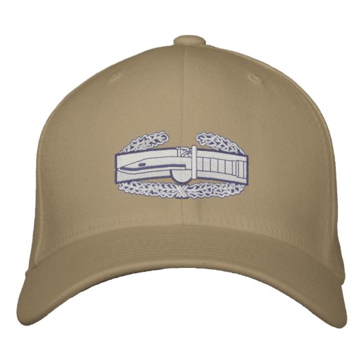 Casquette Brodée Insigne d'action au combat (Devant)
