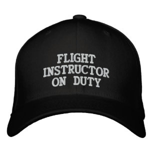 CASQUETTE BRODÉE INSTRUCTEUR DE VOL EN SERVICE